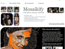 Tablet Screenshot of mosaikify.com